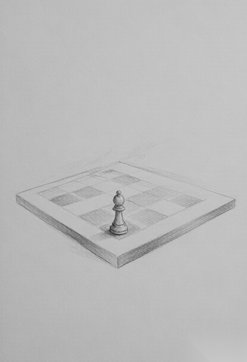 暴风后仍站立的棋子